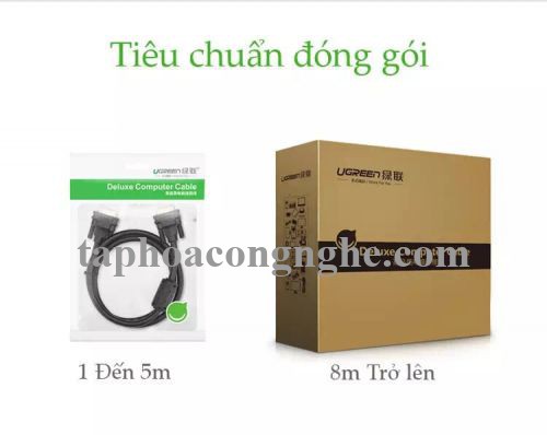 Ugreen 11631 3M màu Đen Cáp tín hiệu 2 đầu VGA VG101 30011631